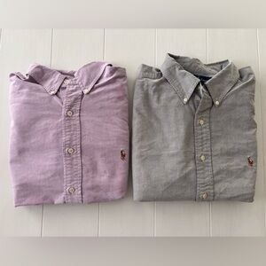 Polo Ralph Lauren Men’s L Button Down Shirt Bundle (2)